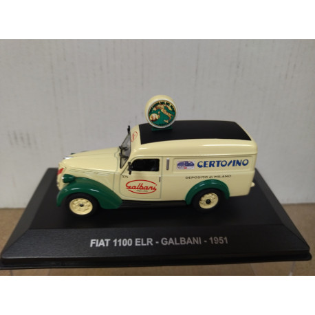 FIAT 1100 ELR 1951 GALBANI 1:43 EAGLEMOSS IXO