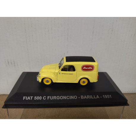 FIAT 500C FURGONCINO 1951 BARILLA 1:43 EAGLEMOSS IXO