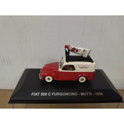 FIAT 500C FURGONCINO 1954 MUTTI 1:43 EAGLEMOSS IXO