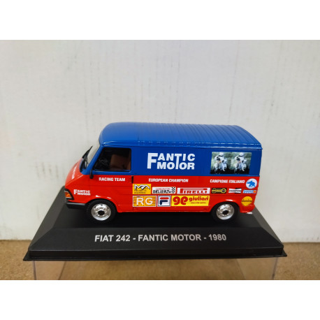 FIAT 242 1980 FANTIC MOTOR 1:43 EAGLEMOSS IXO