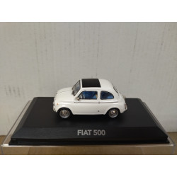 FIAT 500 WHITE MON PERE 1:43 ATLAS IXO