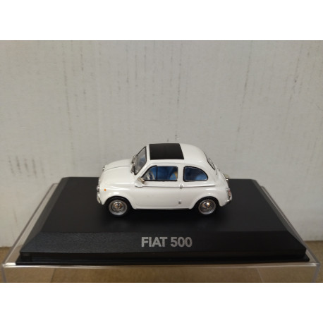 FIAT 500 WHITE MON PERE 1:43 ATLAS IXO