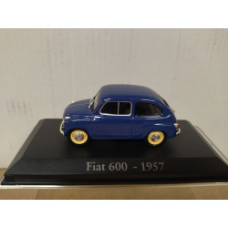 FIAT 600D 1957 DARK BLUE (SEAT 600) 1:43 RBA IXO