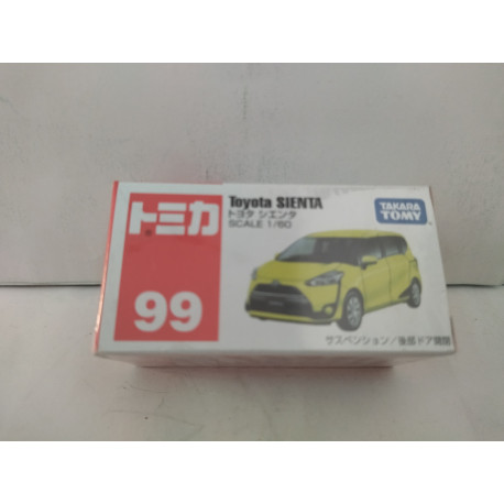 TOYOTA SIENTA 1:60/apx 1:64 TOMICA 99