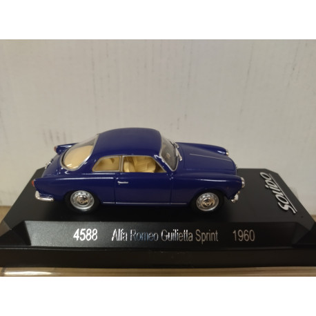 ALFA ROMEO GIULIETTA SPRINT 1960 BLUE 1:43 SOLIDO