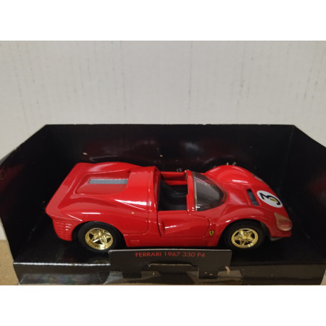 FERRARI 330 P4 n3 rRED 1967 CLASSICO SHELL 1:38 MAISTO PULLBACK