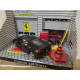 FERRARI 458 ITALIA BLACK GARAGE 1:43 BBURAGO RACE & PLAY