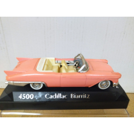 CADILLAC ELDORADO BIARRITZ 1957 CONVERTIBLE PINK 1:43 SOLIDO 4500