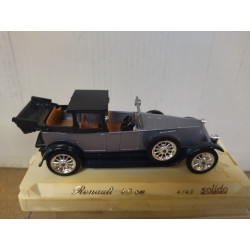 RENAULT 40CV 1926 GREY & BLACK 1:43 SOLIDO 4149