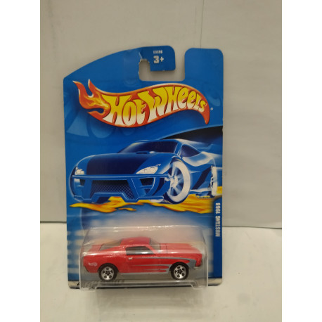 FORD MUSTANG 1968 RED 1:64 HOT WHEELS