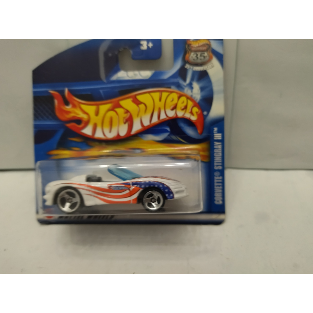 Hot Wheels Chevrolet Corvette USA Flag 1/43 - Vintage Italie - Collection