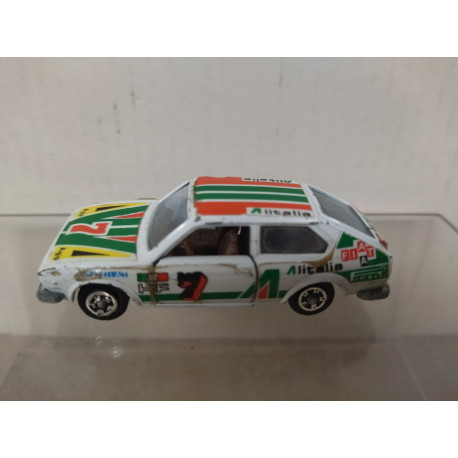 SEAT 128 RALLYE ALITALIA 1:64 MIRA 2152 VINTAGE ORIGINAL/BOX/DEFECT NO RUEDAS