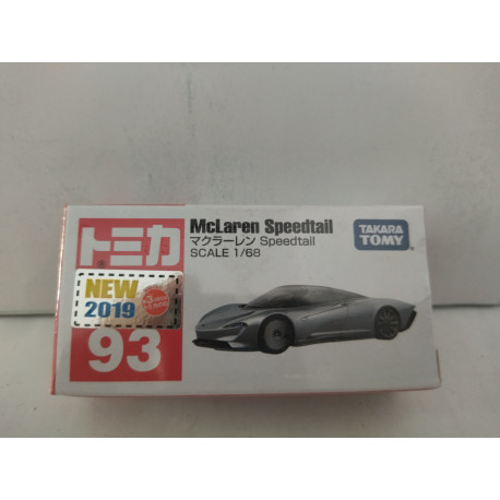 MCLAREN SPEEDTAIL 1:68/apx 1:64 TOMICA 93