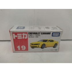 CHEVROLET CAMARO YELLOW 1:65 /apx 1:64 TOMICA 19