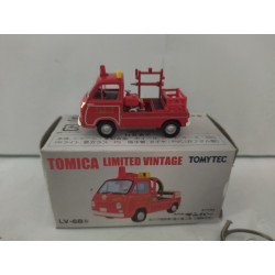 SUBARU SAMBAR PUMPER FIRE 1:64 TOMICA LTD VINTAGE LV-68b