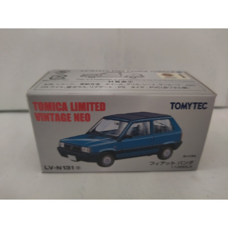 FIAT PANDA 1100 CLX BLUE 1:64 TOMICA LTD VINTAGE LV-N-131a