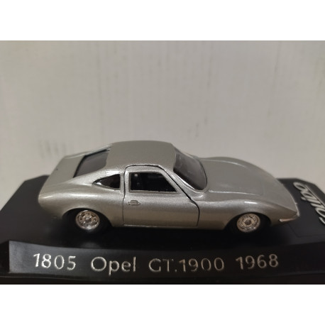 OPEL GT 1968 1900 SILVER (OPEN DOORS) 1:43 SOLIDO 1805 PEANA MAL