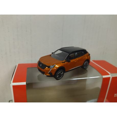 PEUGEOT 2008 2019 ORANGE & BLACK apx 1:64 NOREV 3 INCHES (7,5cm)