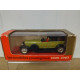 PANHARD LEVASSOR 1925 8 CIL 35CV LIGHT GREEN & BLACK 1:43 SOLIDO 140 URNA MAL