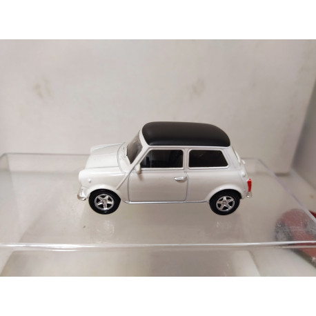 MINI COOPER 1300 WHITE & BLACK apx 1:64 WELLY NO BOX