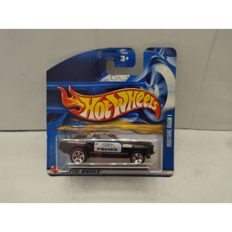 FORD MUSTANG MACH I POLICE 1:64 HOT WHEELS
