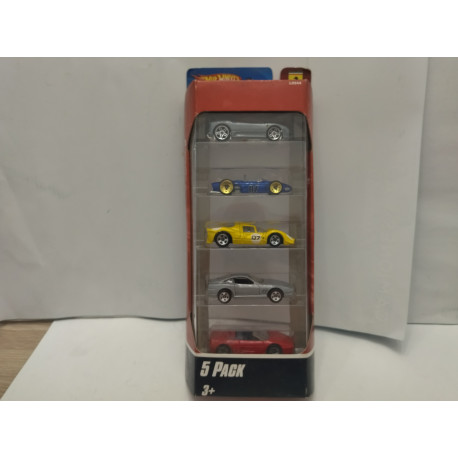 FERRARI SET X 5 MODELCARS 1:64 HOT WHEELS
