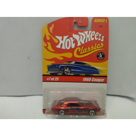 MERCURY COUGAR 1968 CLASSICS 7/25 1:64 HOT WHEELS