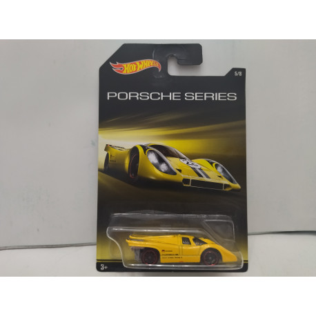 PORSCHE 917K YELLOW SERIES 5/8 PORSCHE 1:64 HOT WHEELS