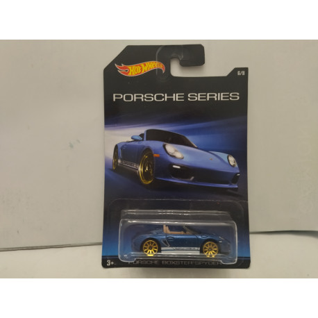 PORSCHE BOXSTER SPYDER SERIES 6/8 PORSCHE 1:64 HOT WHEELS