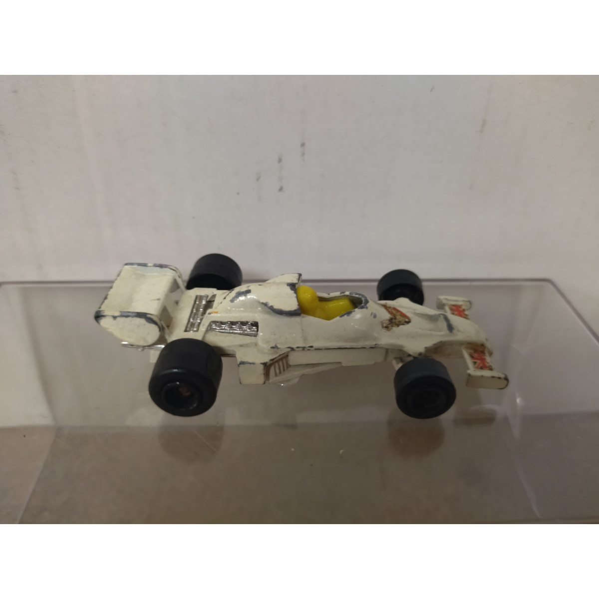 Voiture Miniature 1/50 Shadow DN5 F1 - Majorette Vintage - Occasion - Blanc