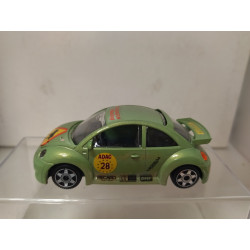 VOLKSWAGEN NEW BEETLE ADAC n28 GREEN CUP 1:43 BBURAGO NO BOX