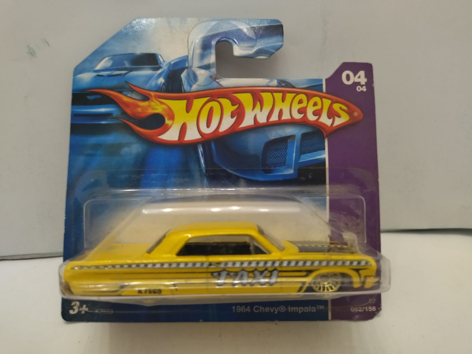 CHEVROLET IMPALA 1964 TAXI 052/156 1:64 HOT WHEELS - BCN STOCK CARS