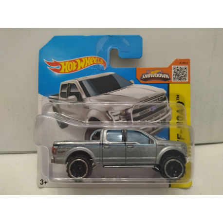 FORD F-150 2015 PICKUP SILVER OFF-ROAD 1:64 HOT WHEELS