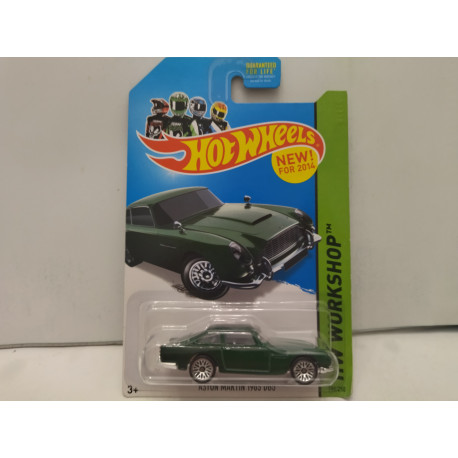 ASTON MARTIN DB5 1963 GREEN HW WORKSHOP 1:64 HOT WHEELS