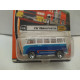 VOLKSWAGEN T1 TRANSPORTER SAMBA BUS HIGHWAY HEROES 12 1:64 MATCHBOX