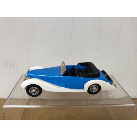 DELAHAYE 135M 1939 FIGONI & FALASCHI OPEN BLUE & WHITE 1:43 SOLIDO NO BOX