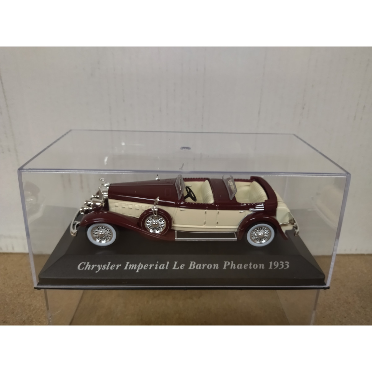 Miniature Voiture 1/43 Chrysler Imperial Le Baron Phaeton 1933 - Collection Altaya/IXO, Neuve