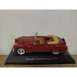 LINCOLN CONTINENTAL 1939 CONVERTIBLE CLASSIC CARS 1:43 ALTAYA IXO