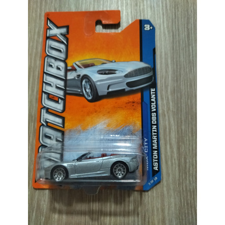 ASTON MARTIN DBS VOLANTE CONVERTIBLE 1:64 MATCHBOX USA CARD