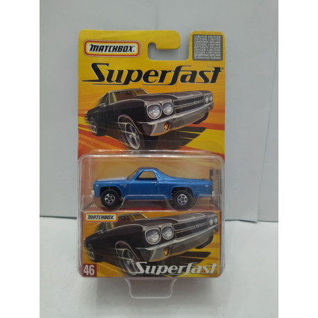 CHEVROLET EL CAMINO 1970 SUPERFAST n46 1:64 matchbox