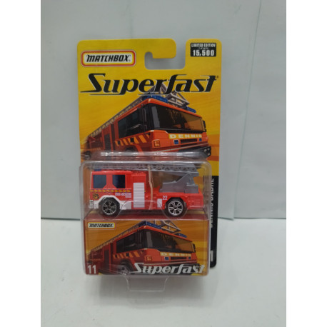 DENNIS SABRE FIRE ENGINE SUPERFAST n11 1:64 MATCHBOX