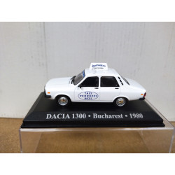 DACIA 1300 1980 TAXI BUCHAREST ROMANIA 1:43 ALTAYA IXO HARD BOX