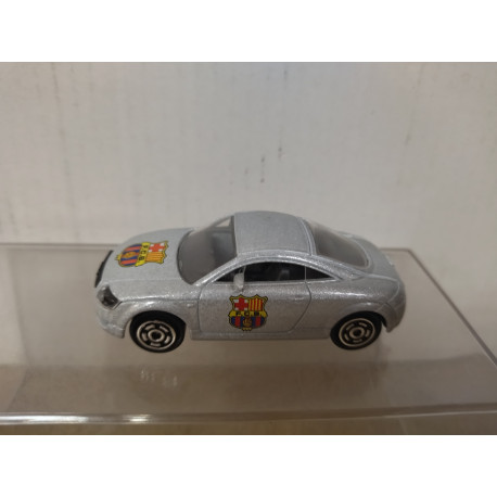 AUDI TT 8N ROADSTER SILVER FC BARCELONA 1:53/apx 1:64 MAJORETTE 237/227S NO BOX
