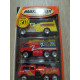 MBX FIRE ALARM 5-PACK VEHICLES ASSORT 50TH ANNIVERSARY 1:64 MATCHBOX