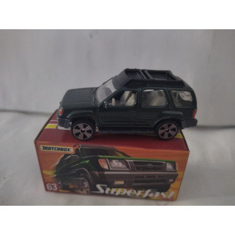 NISSAN XTERRA SUPERFAST n63 1:64 MATCHBOX OPEN BOX/CAJA ABIERTA