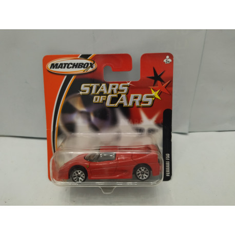 FERRARI F50 RED STARS OF CARS 1:64 MATCHBOX