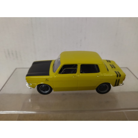 SIMCA 1000 RALLYE 2 DARK YELLOW & BLACK 1:43 SOLIDO 1845/62 NO BOX