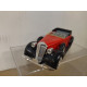 PACKARD 1937 CABRIOLET RED & BLACK 1:43 SOLIDO 4099 DEFECT/NO BOX