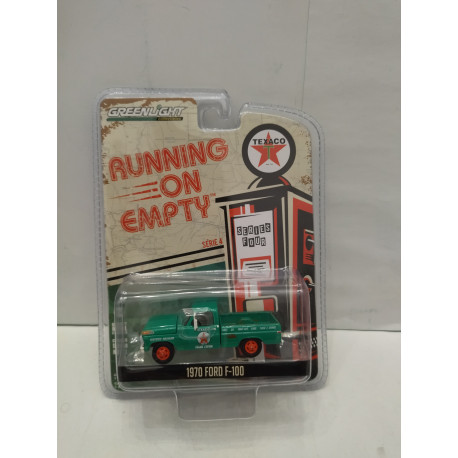 FORD F-100 1970 RUNNING TEXACO 1:64 GREENLIGHT