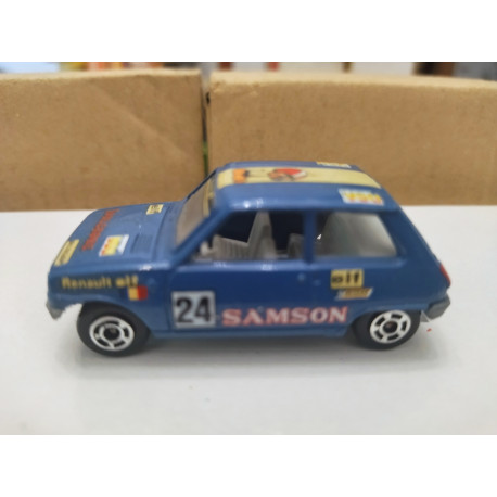 RENAULT 5 L SAMSON 24 apx 1:64 POLISTIL RJ23 NO BOX/VINTAGE MADE ITALY